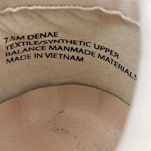 Dolce Vita Denae Platform Sneakers Blue Cream Crochet Knit Suede Casual Boho - Picture 9 of 10